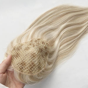 YUNSEN <span class=keywords><strong>Queue</strong></span> de <span class=keywords><strong>cheval</strong></span> synthétique pré-collée à enrouler, texture crépue droite, extension de cheveux bouclés, accessoires doux en fibre inflammable - Product Image 1