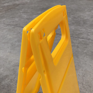 Biến di động tin nhắn Đường Một sắc nét màu vàng linh hoạt đường giao thông biểu tượng Hội Đồng Quản trị cảnh báo dấu hiệu đứng - Product Image 6