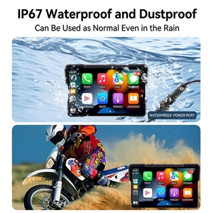 5inch Motorcycle <b>Smart</b> Diplay Wirele CarPlay Android Auto Portable GPS Navigation Monitor BT <b>WiFi</b> for Motorcycle and - Product Image 4