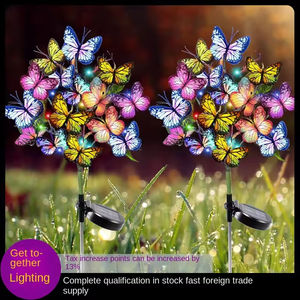 2026 IP67 Stainless Steel Simulation Flowers Branches New Butterfly <b>Neon</b> <b>Bulbs</b> Floor Lamp 3-Year Warranty for Warehouse <b>Lighting</b> - Product Image 2