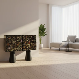 Console de rangement décorative moderne en résine pour boutique de fleurs, comptoir de bar et décoration de hall de centre de bien-être haut de gamme - Product Image 4