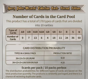 KAYOU <span class=keywords><strong>Harry</strong></span> Pottered Wizards' Collection Card Eternal Edition SEA Version Trading Card Booster Box Cartes de jeu à collectionner - Product Image 6