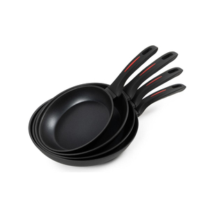 Juego de utensilios de cocina al por mayor Smartpan aluminio forjado 20cm 22cm 24cm 26cm 28cm 30cm sartén antiadherente negra Panci - Product Image 2