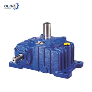 Reductor de velocidad de tornillo sin fin con entrada de brida, tamaño 50-155, relación 10-60, caja de engranajes de hierro fundido, compatible con motor asíncrono trifásico - Product Image 1