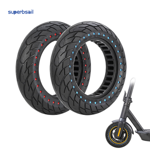 Pneu plein nid d'abeille Superbsail 10 pouces 10x2.50 en caoutchouc épais résistant à l'usure pour trottinette électrique, skateboard et monoplace électrique - Product Image 1