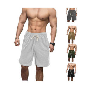 Pantalones Cortos de Verano para Hombre, Estilo Casual Deportivo, Holgados, Transpirables, Color Caqui, de Cinco Puntos, Estilo Moderno, de AliExpress - Product Image 2