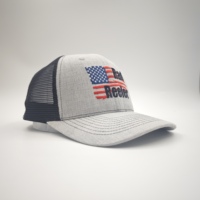 Gorra Trucker Snapback de Malla de Poliéster/Algodón con Diseño Espiga Estilo Hip Hop Y2K, Personalizable con Logotipo, Unisex para Adultos, Venta al por Mayor
