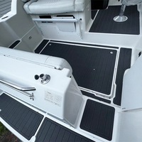 1997 Bayliner 2855 Plate-forme de bain Cockpit Bow Boat EVA Foam Teak Floor Pad Mat