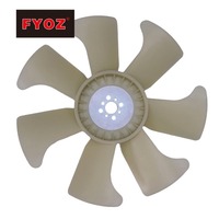 Pale de ventilateur 8-94483-897-1 pour moteur ISUZU 6BG1, pour chariot élévateur TCM FD50-100Z8 FD35T8 FD45T8, pièces détachées pour chariot élévateur