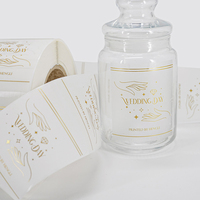 Etiquetas Adhesivas Transparentes de Vinilo para Impresión CMYK, Rollo de Etiquetas para Envases de Cosméticos, Impresora Personalizada para Productos Cosméticos