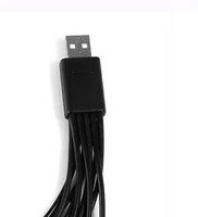Câble de chargeur de téléphone portable universel USB 10-en-1 Câble de charge USB 10-en-1 pour écouteurs en métal tressé pour téléphone Android