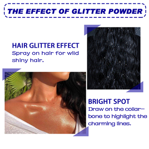<span class=keywords><strong>Spray</strong></span> scintillant illuminateur pour clavicules et cheveux, vêtements de fête d'Halloween et de boîte de nuit, <span class=keywords><strong>spray</strong></span> illuminateur filmant - Product Image 4