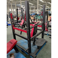 Équipement de musculation de banc, construction en acier, réglable et durable, usage commercial