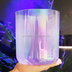 Cuenco de Cristal Transparente Q're Dream Color, 99.99% Cuarzo Puro, Cuenco Cantante de Cristal para Meditación, Yoga, Salud y Amuleto - Product Image 6