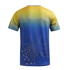 Camiseta Deportiva de Poliéster Suave para Hombre, Tejida, Absorbente de Sudor, con Impresión Digital, para Maratón, Entrenamiento, Running, Personalizada - Product Image 2
