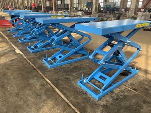 Elevador de Tijera Hidráulico Ultrafino de 3.5T y 4 Cilindros con Certificación CE, Elevador de Autos para Taller, Elevador de Tijera para Autos de Elevación Completa - Product Image 4