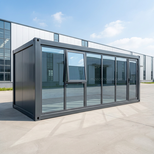 Maison conteneur pliable en kit 20 pieds à faible coût de transport, maison préfabriquée pliable, vente directe fabricant - Product Image 1