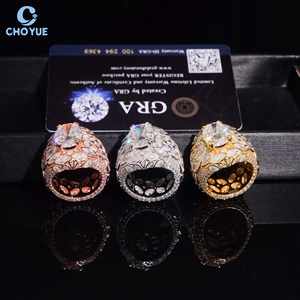 Nuevo Diseño de Joyería para Hombre, Anillo de Plata de Ley 925 con Diamantes Moissanite VVS, Anillo de Dedo Estilo Hip Hop con Incrustaciones de Moissanite - Product Image 6