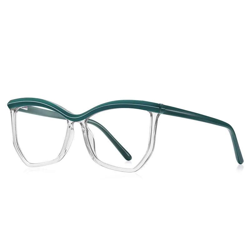 VisualMate berühmte hervorragende Qualität TR90 CAT EYE/Browline anti-UV-Strahlen-Brillenrahmen für Erwachsene