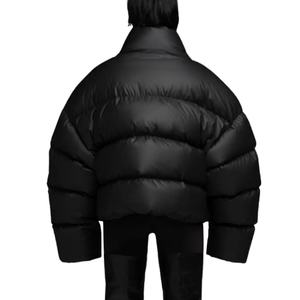 Chaqueta Acolchada Ligera Personalizada de Moda al por Mayor, Chaqueta Acolchada Holgada y Extra Grande para Hombre - Product Image 5