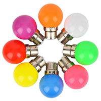 Ampoule globale led colorée 1W 2W 3W E27 B22 ampoule led G45 AC220V 110V DC12V 24V PE PCIP65 décoration de vacances étanche