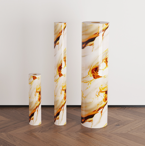 Suelo de plástico para interiores de grano de mármol, suelo de tablones de vinilo, rollo de papel tapiz con patrón de mármol de PVC impermeable y a prueba de humedad - Product Image 6