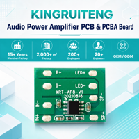 Carte d'amplificateur audio 8002D, service d'assemblage PCBA FR-4 pour systèmes de haut-parleurs