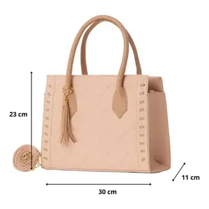 Bolso de Cadena para Mujer Fana Catalina M3867, Color Místico, Decoración de Diamantes y Perlas, Cierre de Solapa, Uso Diario - Product Image 3