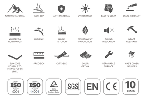 <span class=keywords><strong>MEBO</strong></span> Vente Flash Bac de Douche Rectangulaire Antidérapant en Pierre Artificielle Effet Ardoise Blanc pour Salle de Bain - Product Image 6