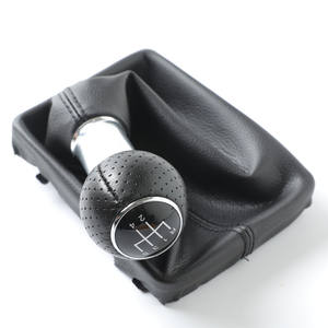 Pommeau de levier de vitesse en cuir FUXIN 5/6 vitesses pour Audi A4 boîte manuelle - Product Image 1