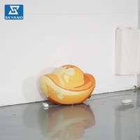 Lingots d'or gonflables et modèles de lingots d'or utilisés pour la décoration de centres commerciaux, événements et publicités gonflables pour les fêtes.