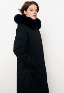 Offerte Scontate: Nuovo Design Giacca Lunga Invernale da <span class=keywords><strong>Donna</strong></span> in Piuma d'Anatra Grigia, Cappotto Imbottito con Cappuccio - Product Image 6