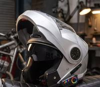 Casque de moto modulaire rabattable, étanche, double visière, pour la conduite en ville et les voyages