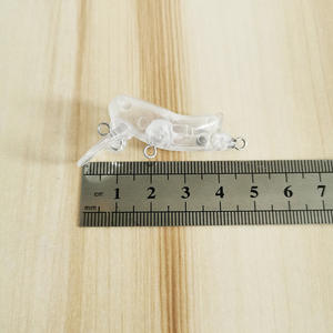 Señuelos de pececillo de arriba a la derecha, 45mm, 2,8G, señuelos de piscardo ABS sin pintar, señuelos de insectos, cuerpos, saltamontes, biónica, cebo de plástico duro para bajo - Product Image 4