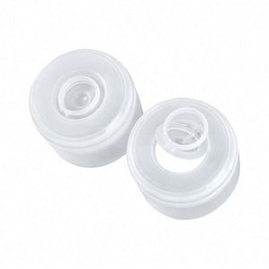 New Design Round Top Disc Cap 55mm Matte Finish Non-Spill Easy Open PE <b>Bottle</b> Caps for Cups Ribbed Closure - Product Image 5