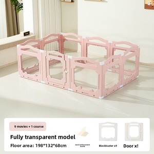 <strong>Large</strong> Space Free Combination Plastic Pet <strong>Fence</strong> Easy Assemble Anti-slip Stable Flexible Button Modern Indoor Visual Playpen <strong>Dog</strong> - Product Image 1