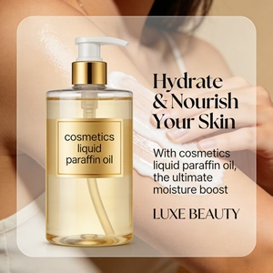 Huile de <span class=keywords><strong>paraffine</strong></span> liquide de qualité cosmétique, huile minérale blanche 100% pure USP/EP pour les soins de la peau, huile pour bébé et cosmétiques, vente en gros - Product Image 3