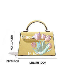 Sac à bandoulière mini classique pour femme en PU imperméable, portable, taille 19, plusieurs couleurs, sangle unique - Product Image 2