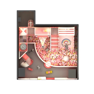 Parque Infantil Interior de Plástico de Nuevo Diseño y Buena Calidad para Niños, Castillo Inflable, Diversión y Aventura - Product Image 2
