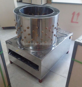Plumeuse à poulet électrique en acier inoxydable de petite taille, machine à plumer la volaille, équipement d'abattage - Product Image 1