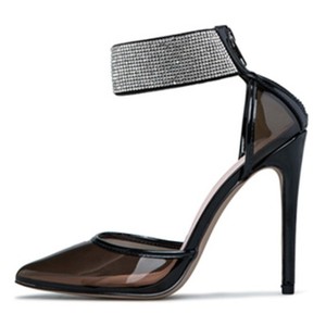 Verano de 2020 sexy simple de brillo de tacón alto damas claro Sandalias de tacón - Product Image 1