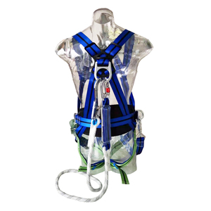 Nova Chegada Full Body Safety <span class=keywords><strong>Harness</strong></span> Belt 5 Pontos Ajustável Super Light para Escadas Proteção Queda - Product Image 3