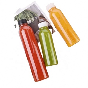 ขวดพลาสติกใสขนาด 300 มล. 500 มล. สำหรับน้ำผลไม้ นม ชา ใช้แล้วทิ้ง - Product Image 5