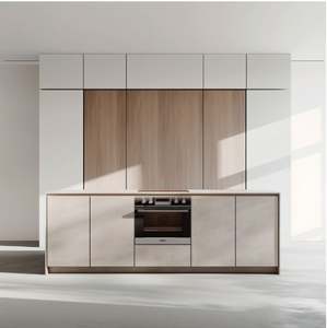 Muebles de Cocina de Madera Maciza de Roble de Estilo Moderno Islas de Cocina Ensambladas y Gabinetes Bajos con Diseño Duradero - Product Image 4