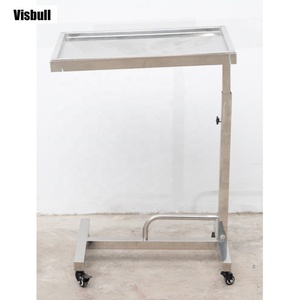 Bàn Cơ Phẫu Thuật Bằng Thép Không Gỉ Cho Bệnh Viện <span class=keywords><strong>VET</strong></span> Trong Phòng Mổ Xe Đẩy Dụng Cụ Y Tế Để Bán - Product Image 4