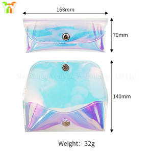 Étui pour lunettes de soleil en TPU porte-lunettes de voyage affichage PVC mode lunettes de soleil poche avec <span class=keywords><strong>bouton</strong></span> magnétique poussoir - Product Image 3