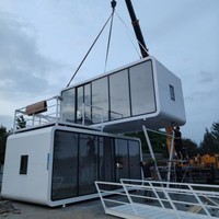 Maison capsule, château capsule, maison modulaire capsule