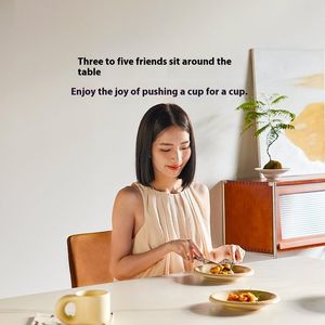 Para Xiaomi Youpin 8H JUN Smart Home Juego de mesa de comedor y silla de 1,6 M con 4 sillas con un elegante diseño de placa de roca - Product Image 2