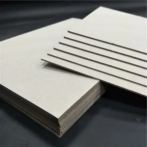 0.5mm 1mm 1.5mm 2mm thick grey cardboard sheets paper 3mm die cutting coated duplex board grey back sheet