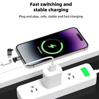 Pack de 1/2 adaptateurs USB Type C (femelle) vers iOS (mâle) compatibles avec iPhone 14 13, connecteur audio Plug & Play pour microphone et mini-récepteur